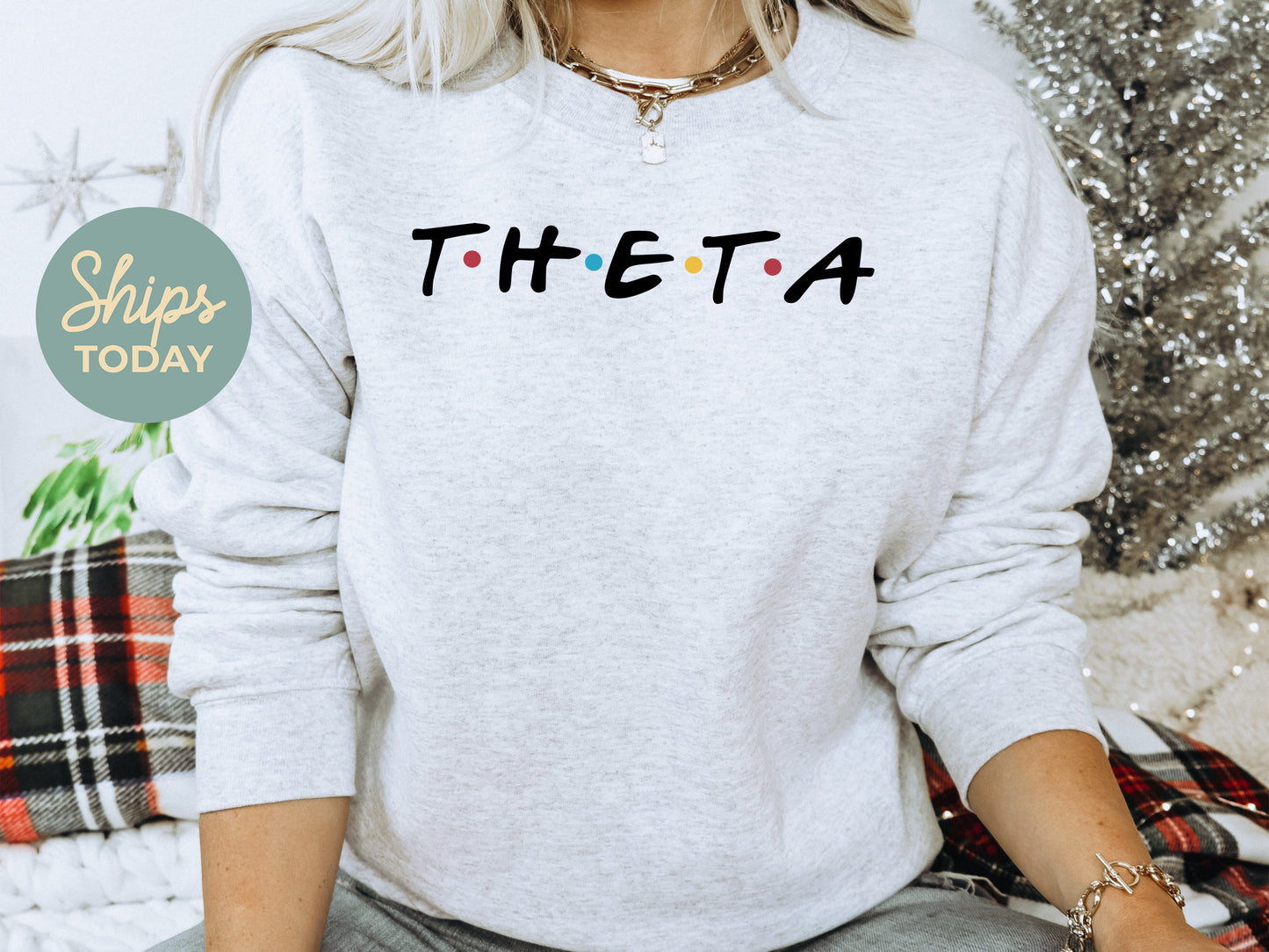 Kappa Alpha Theta Friends Frenzy Sorority Sweatshirt _ 30661g