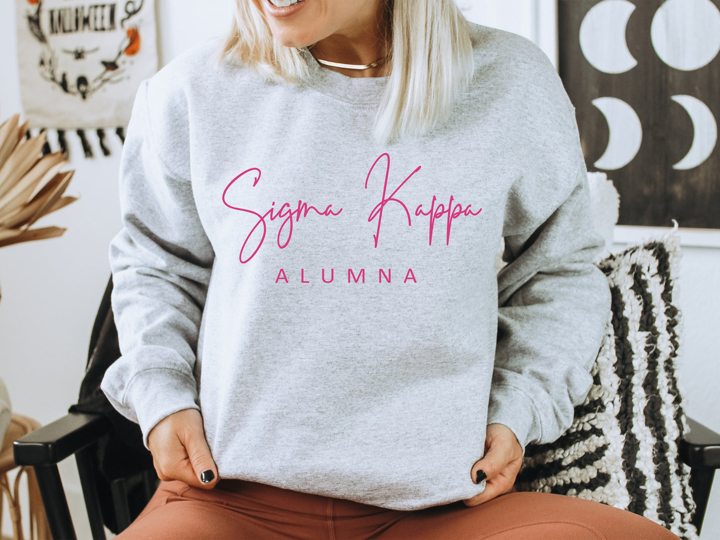 Sigma Kappa Simple and Sweet Alumna Sorority Sweatshirt _ 514g