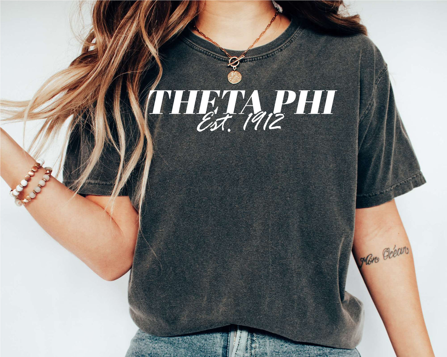 Theta Phi Alpha Mom Sorority T-shirt _ 30841g