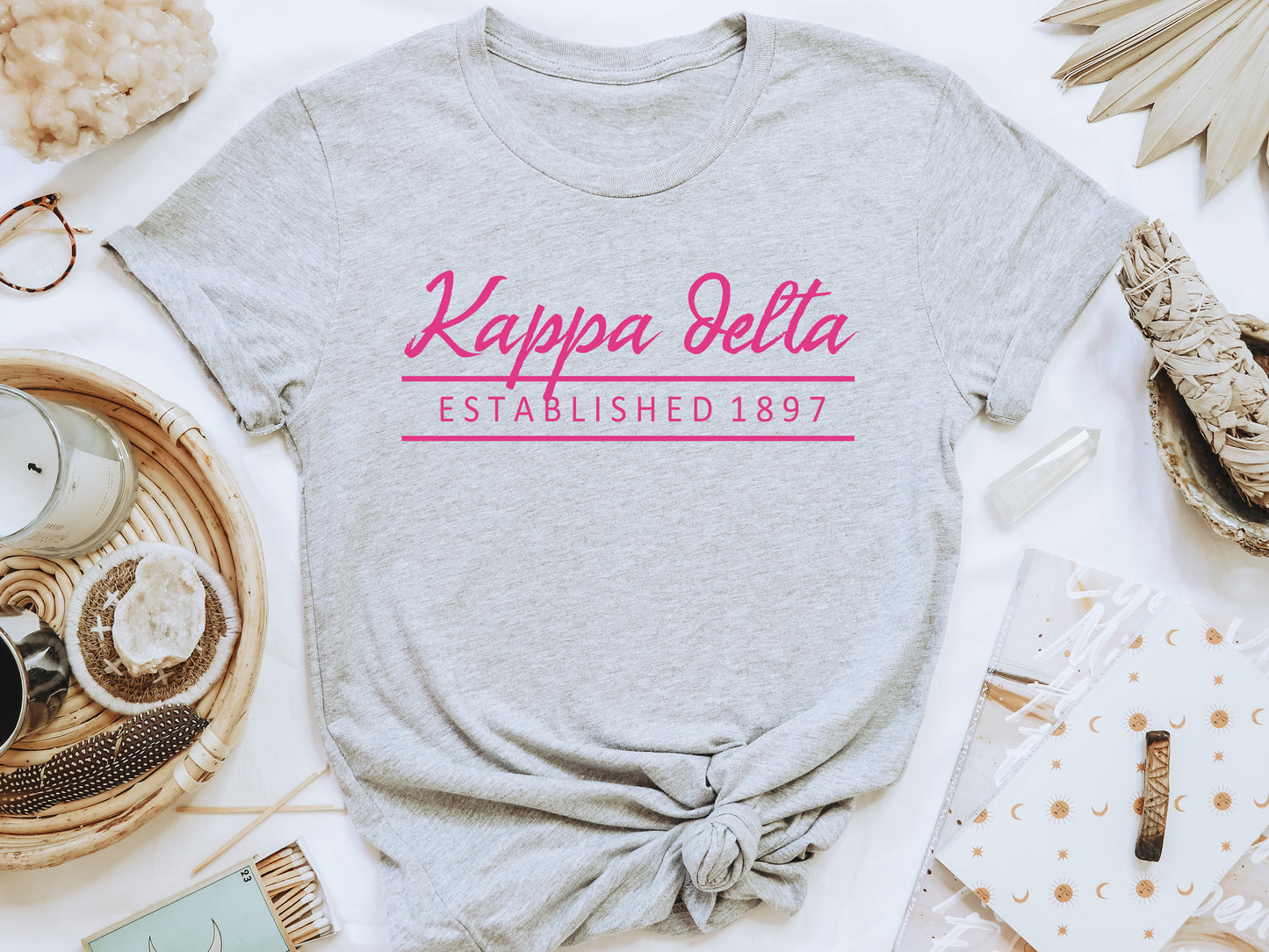 Kappa Delta All Pink Sorority T-shirt _  768g