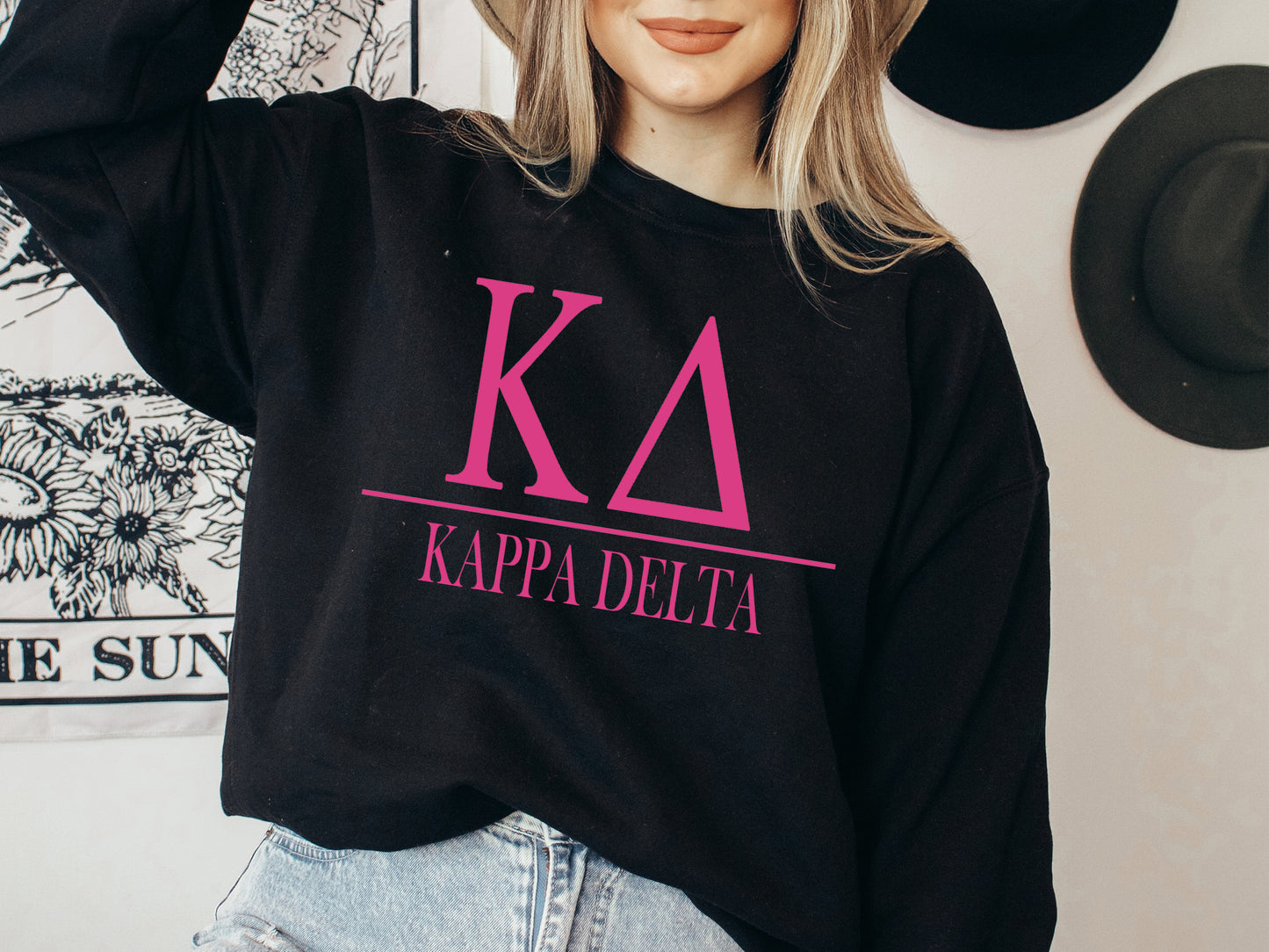 Kappa Delta Loud Letters Sorority Sweatshirt _ 482g
