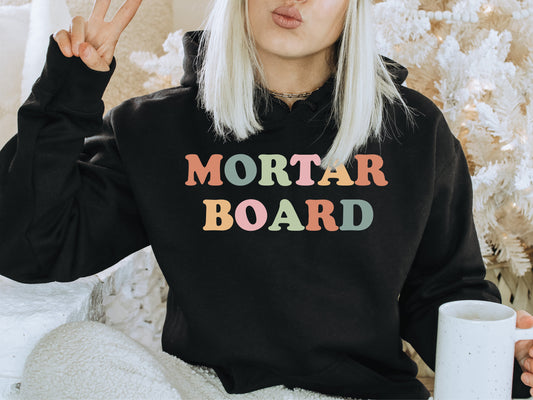 Mortar Board Bright and Colorful Sorority Hoodie _ 3475g