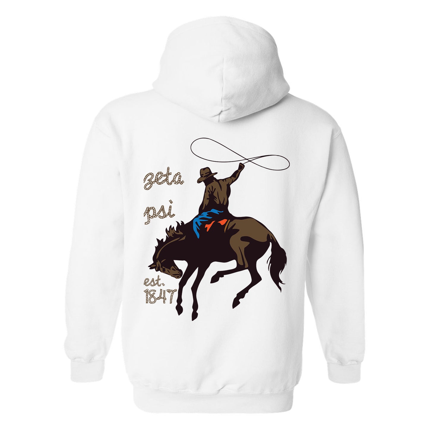 Zeta Psi Cowboy Fraternity Hoodie _ 31210g
