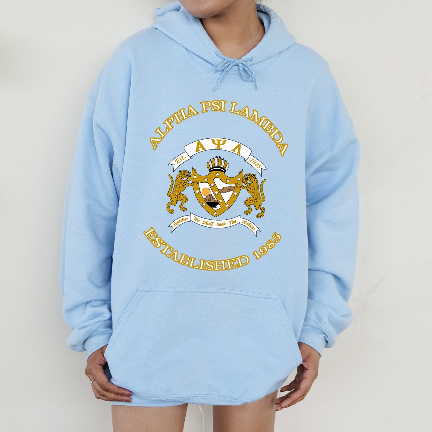 Alpha Psi Lambda Iconic Insignia COED Hoodie _ 35666g