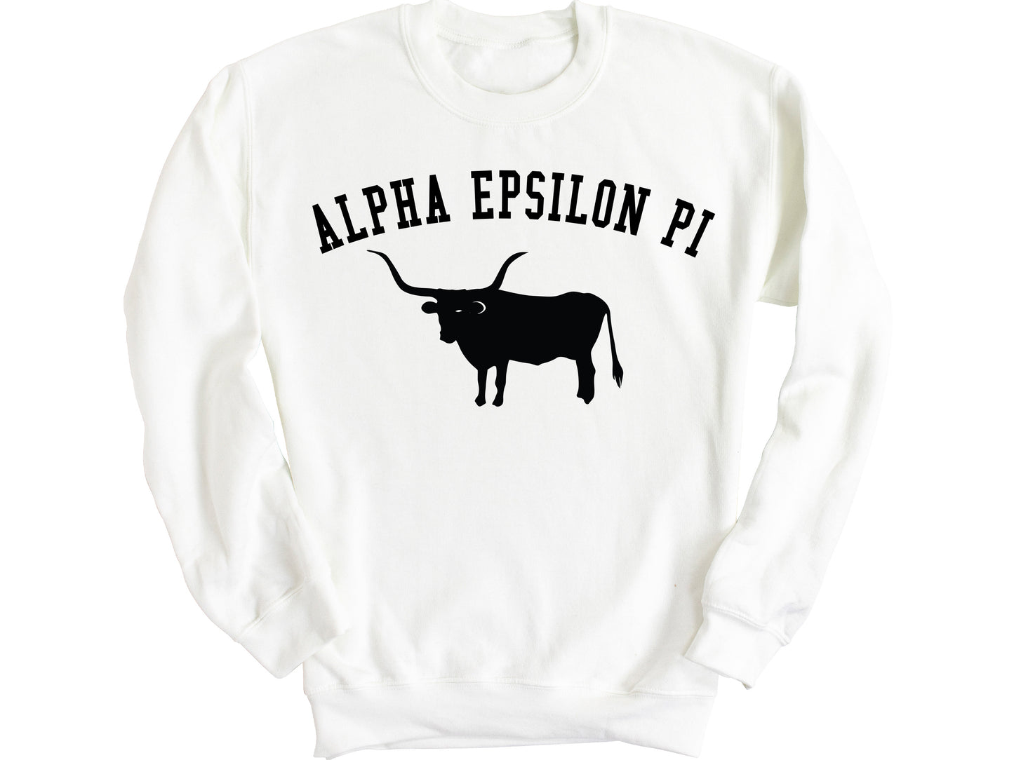 Alpha Epsilon Pi Long Horn Fraternity Sweatshirt _ 1524g