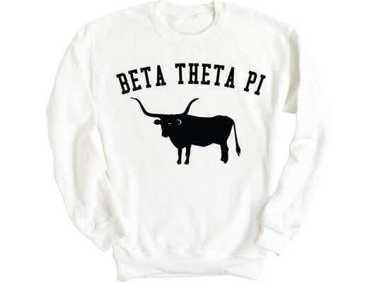 Beta Theta Pi Long Horn Fraternity Sweatshirt _ 1528g