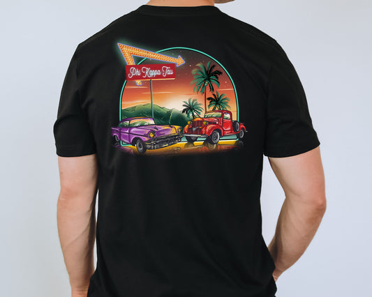 Phi Kappa Tau Vintage Retro Fraternity T-shirt _ 32643g