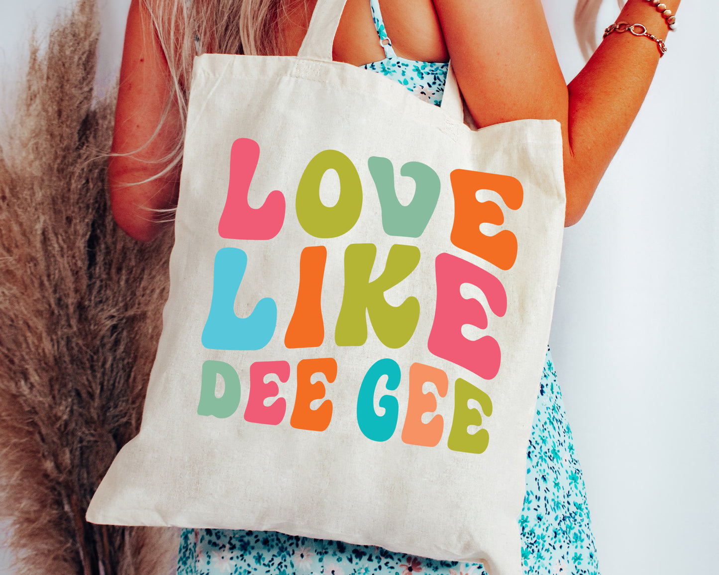 Delta Gamma Love Like Sorority Tote Bag _ 34345g