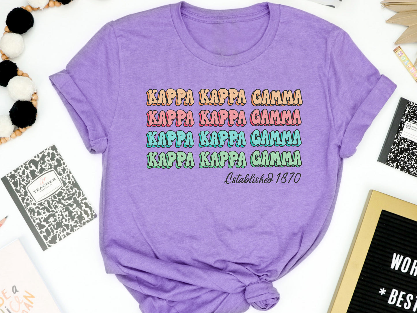 Kappa Kappa Gamma Lucy Sorority T-shirt _ 275g