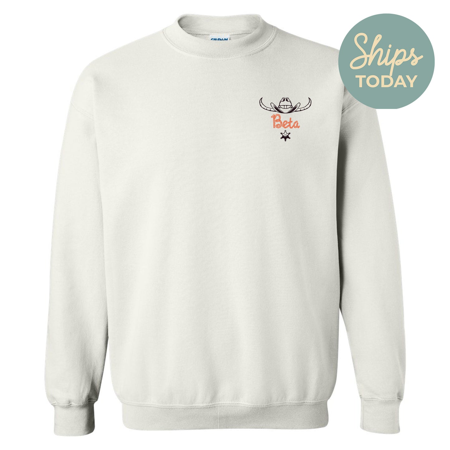 Beta Theta Pi Cowboy Fraternity Sweatshirt _ 31184g