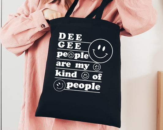 Delta Gamma My Kind of People Sorority Tote Bag _ 34767g