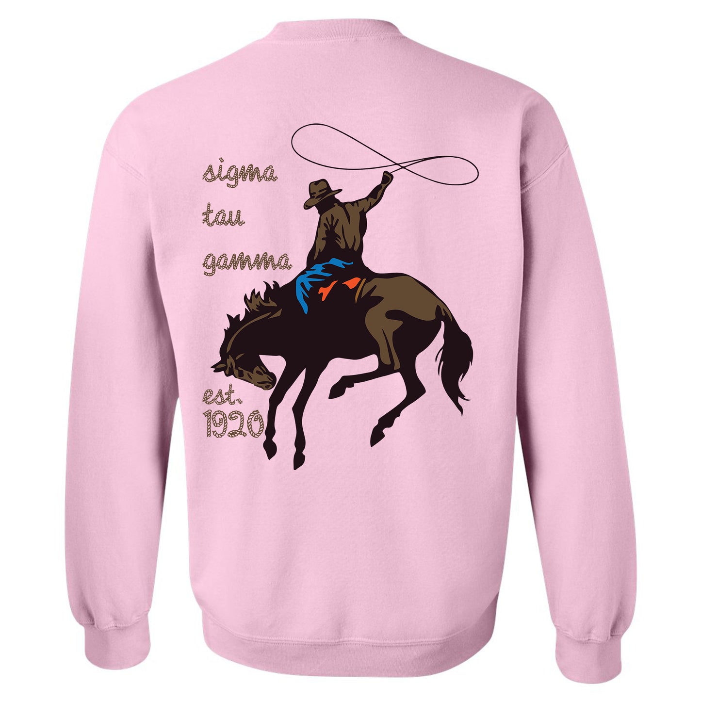 Sigma Tau Gamma Cowboy Fraternity Sweatshirt _ 31206g