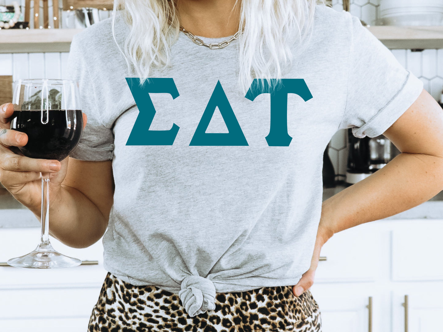 Sigma Delta Tau Back to the Basics Sorority T-shirt _ 643g