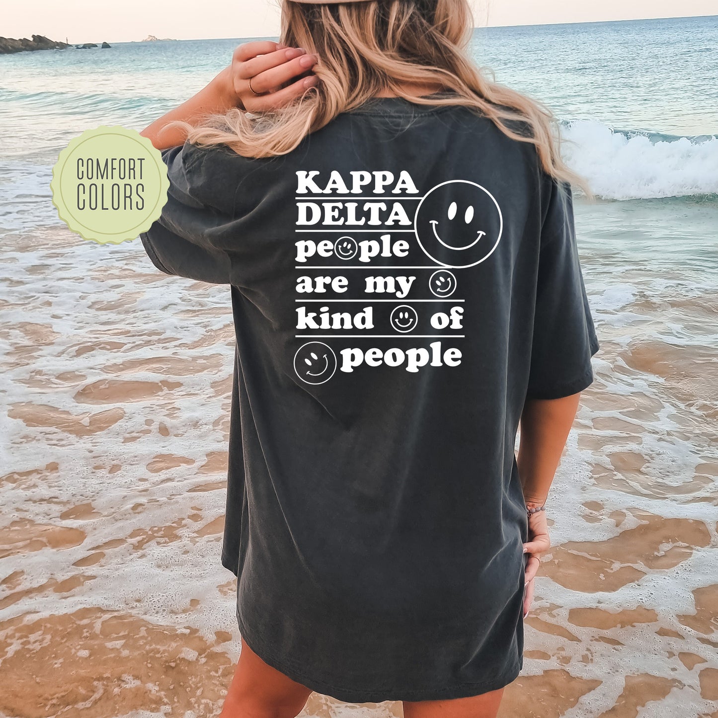 Kappa Delta My Kind of People Comfort Colors Sorority T-shirt _ 33274g