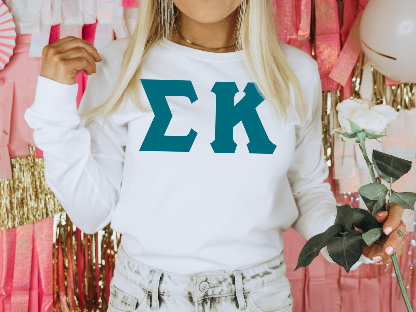 Sigma Kappa Back to the Basics Sorority Long Sleeve T-shirt _ 644g