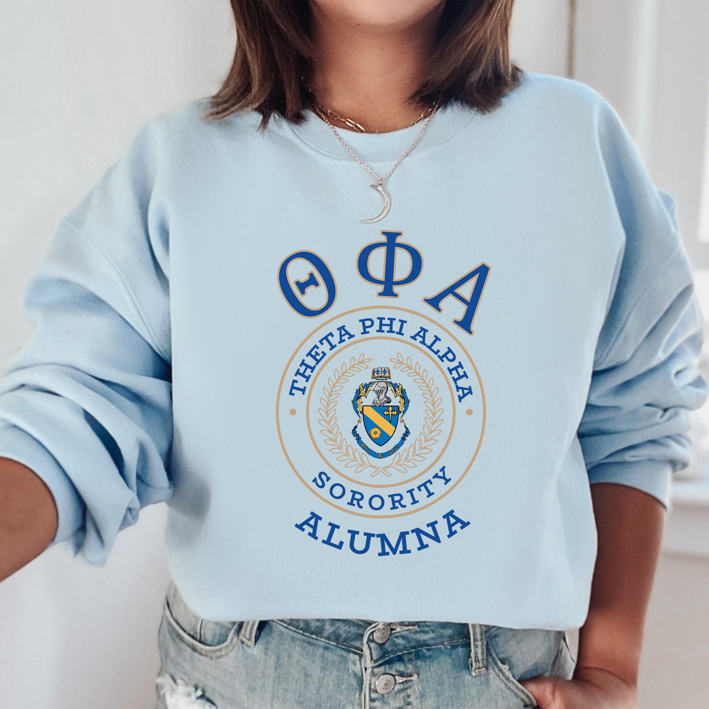 Theta Phi Alpha Alumna Vintage Sorority Sweatshirt _ 31033g