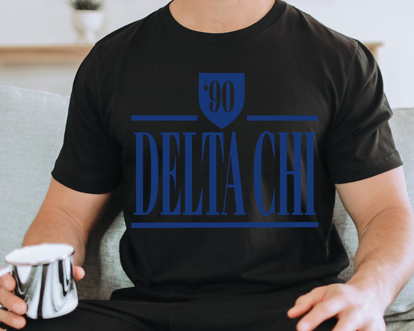 Delta Chi Shield Fraternity T-shirt _ 1189g