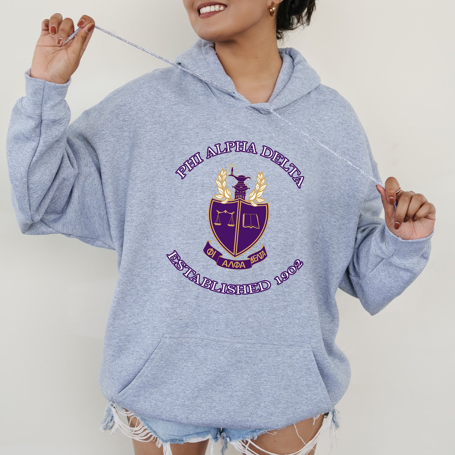 Phi Alpha Delta Iconic Insignia COED Hoodie _ 35672g