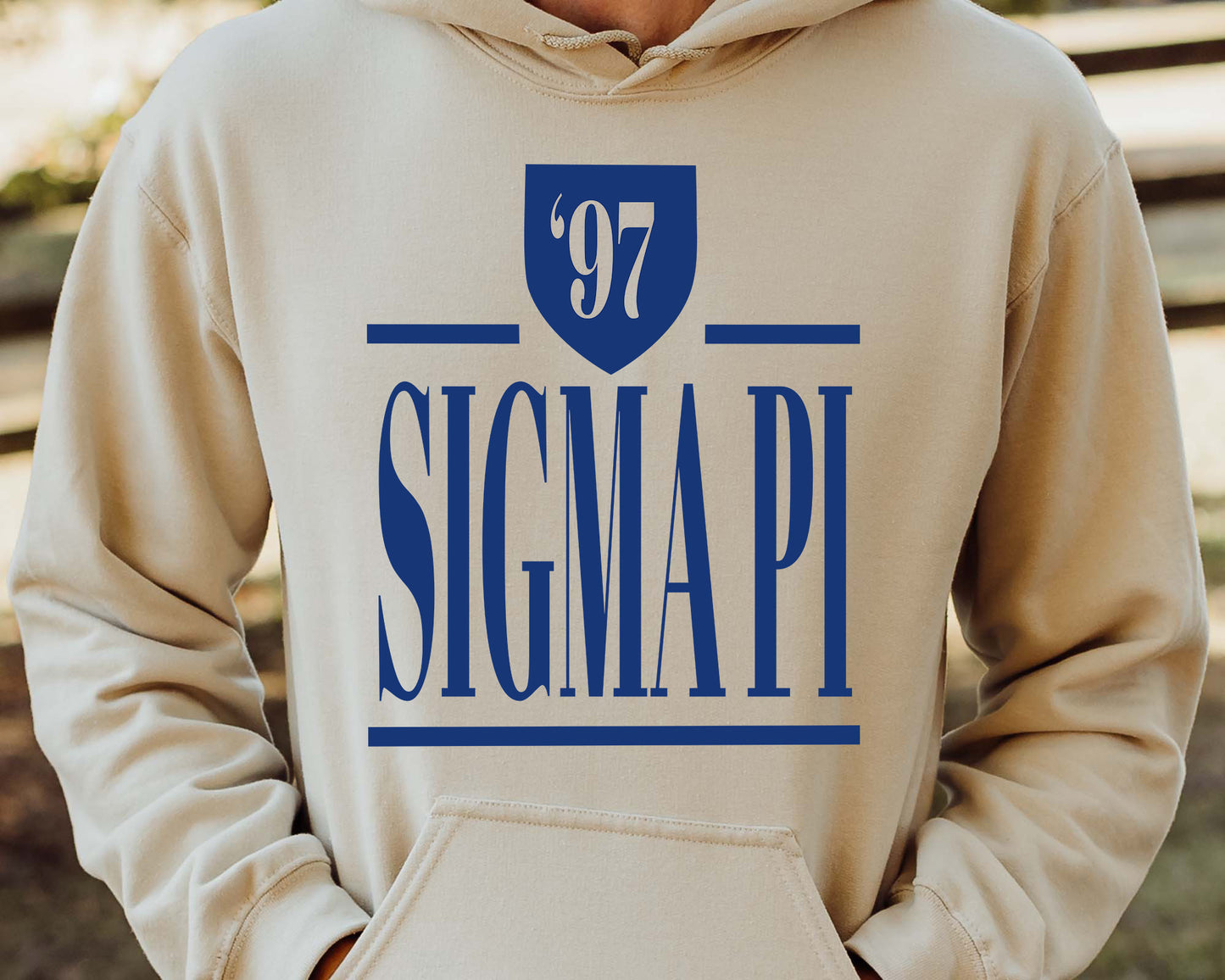 Sigma Pi Shield Fraternity Hoodie _ 1208g