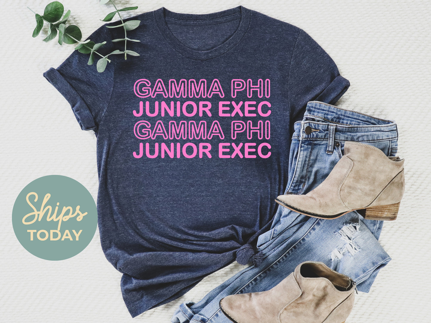 Gamma Phi Beta Junior Exec Sorority T-shirt _ 30940g