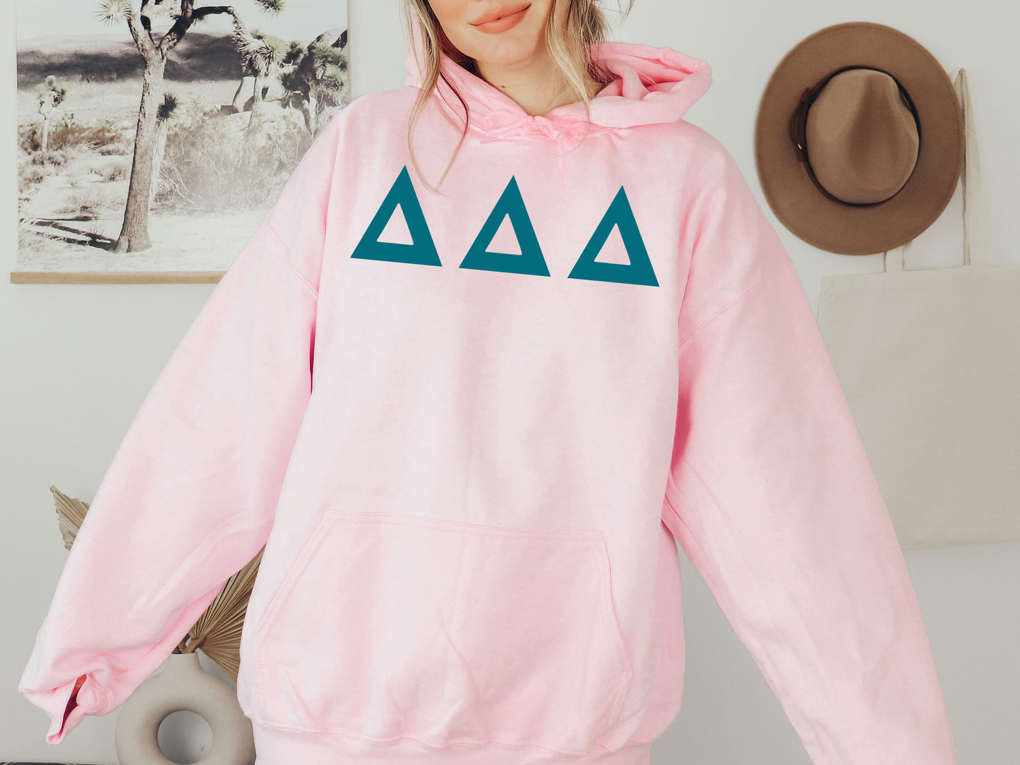 Delta Delta Delta Back to the Basics Sorority Hoodie _ 632g