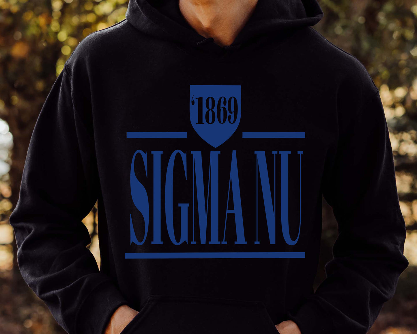 Sigma Nu Shield Fraternity Hoodie _ 1206g