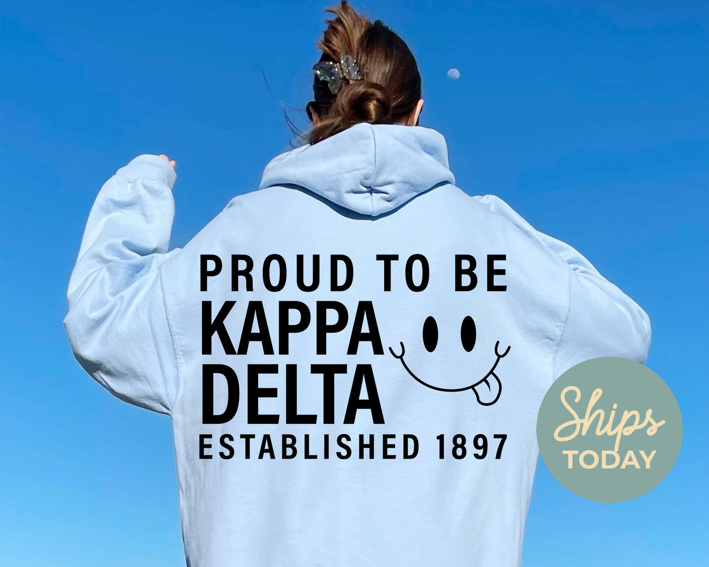 Kappa Delta Proud to Be Sorority Hoodie _ 33144g