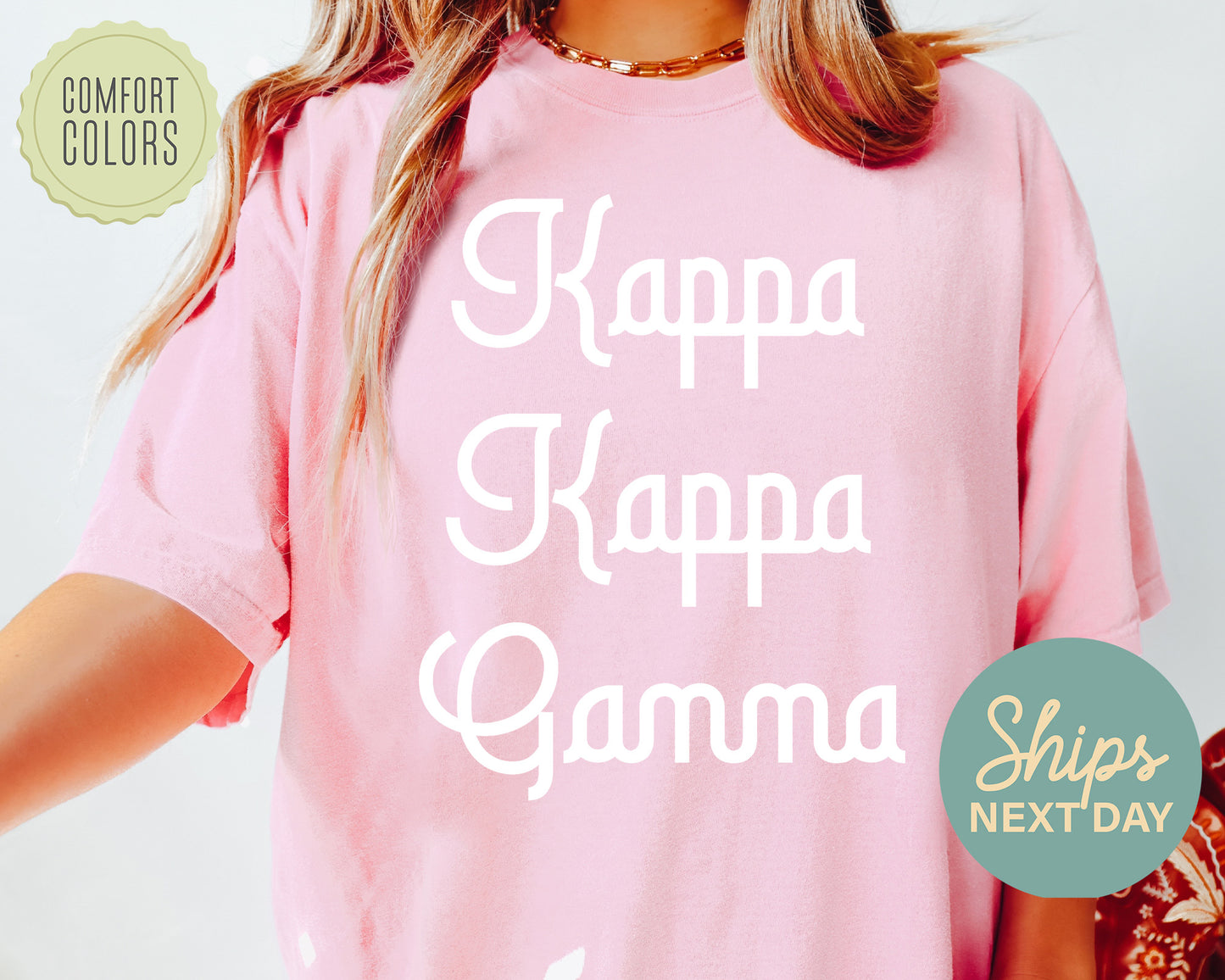Kappa Kappa Gamma All About That Pop Comfort Colors Sorority T-shirt _ 2698g