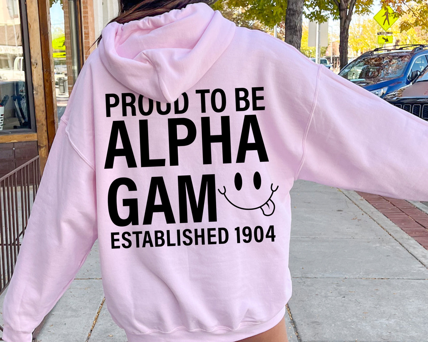 Alpha Gamma Delta Proud to Be Sorority Hoodie _ 33131g
