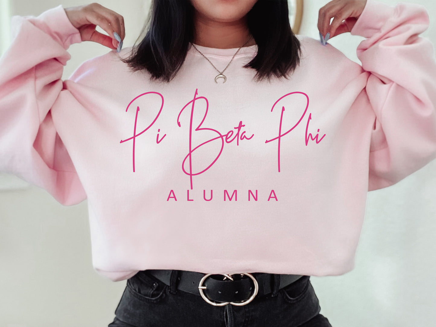 Pi Beta Phi Simple and Sweet Alumna Sorority Sweatshirt _ 512g