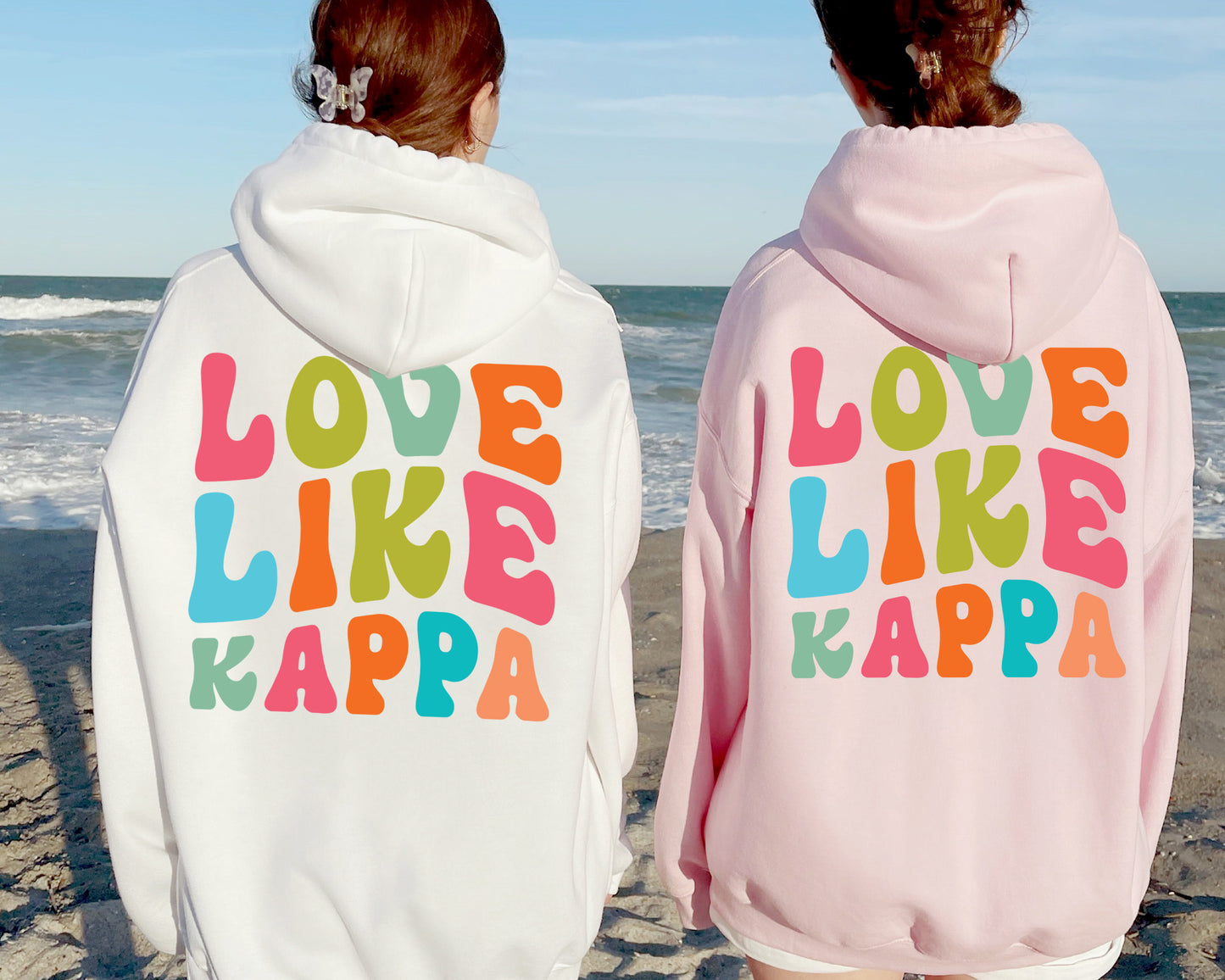 Kappa Kappa Gamma Blissful and Vibrant Sorority Hoodie _ 33171g