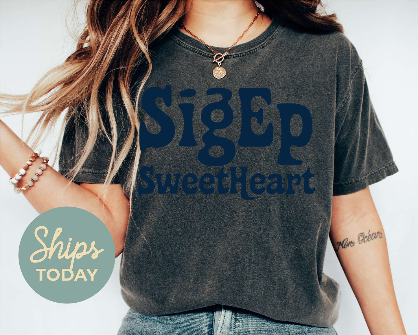 Sigma Phi Epsilon Trendy Sweetheart Fraternity T-shirt _ 2013g