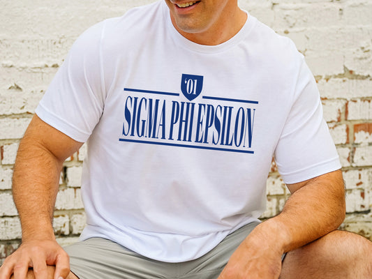 Sigma Phi Epsilon Shield Fraternity T-shirt _ 1207g