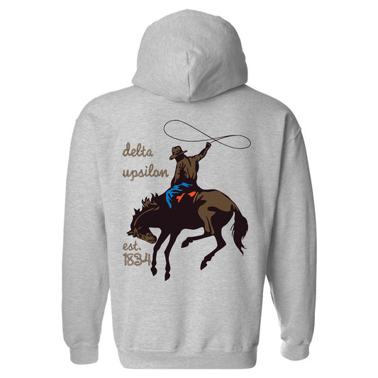 Delta Upsilon Cowboy Fraternity Hoodie _ 31189g