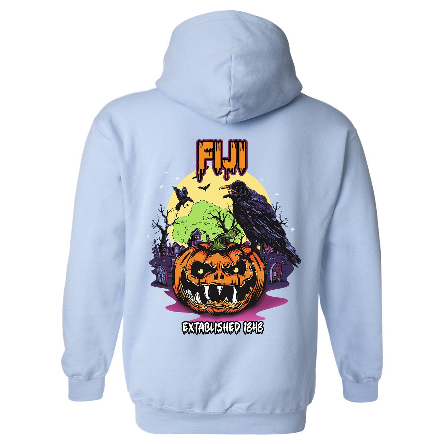 FIJI Halloween Bats Fraternity Hoodie _ 36266g