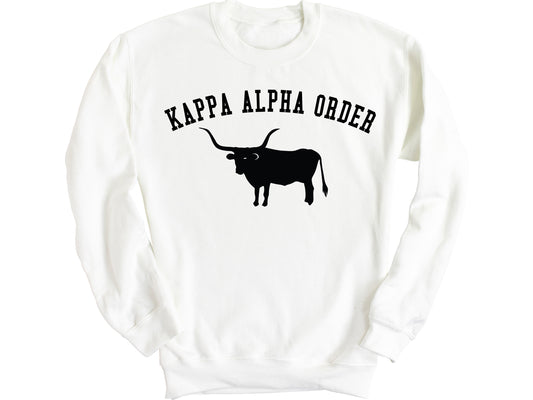 Kappa Alpha Order Long Horn Fraternity Sweatshirt _ 1535g
