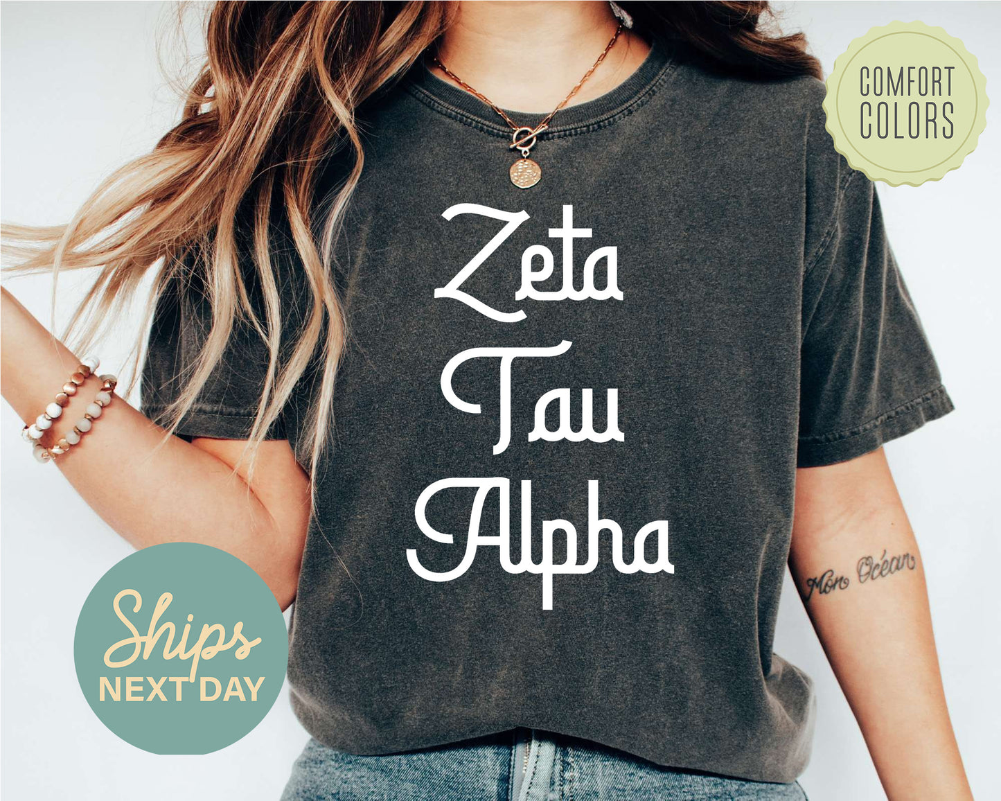 Zeta Tau Alpha All About That Pop Comfort Colors Sorority T-shirt _ 2706g