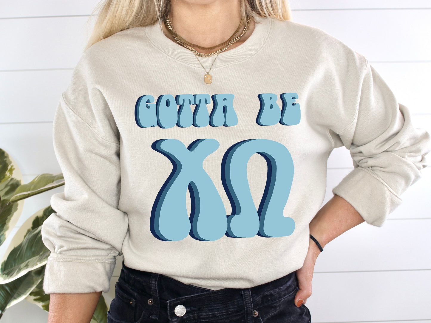 Chi Omega They've Gotta Be Sorority Sweatshirt _ 345g