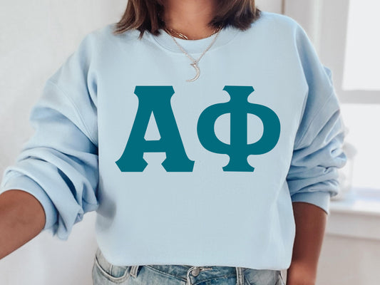 Alpha Phi Back to the Basics Sorority Sweatshirt _ 627g