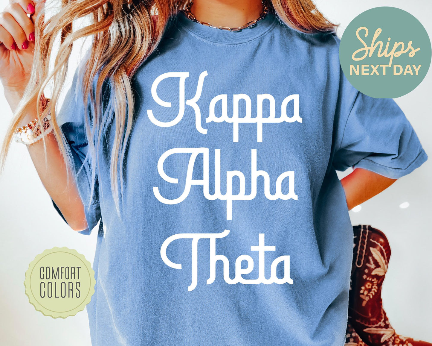 Kappa Alpha Theta All About That Pop Comfort Colors Sorority T-shirt _ 2696g