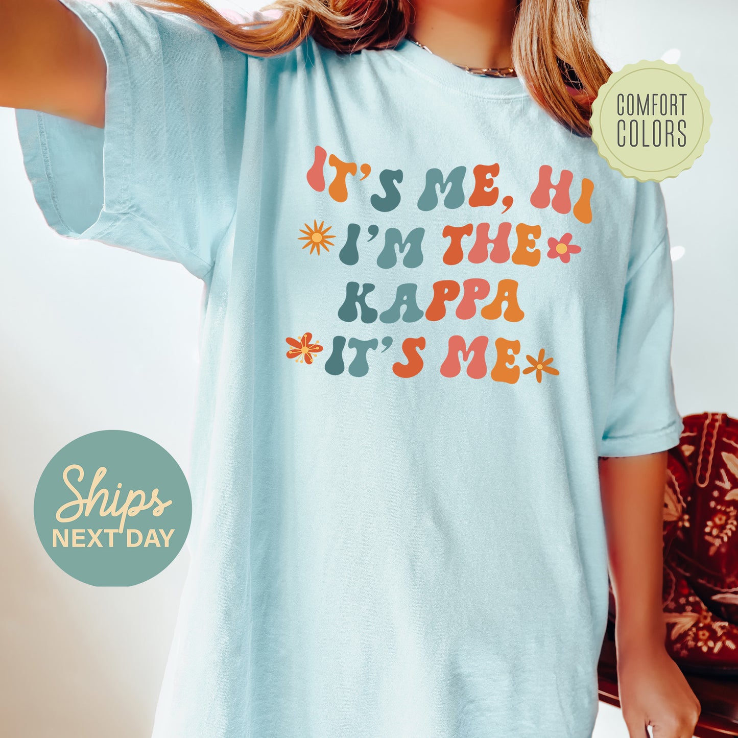 Kappa Kappa Gamma Style Comfort Colors Sorority T-shirt  _ 36008g