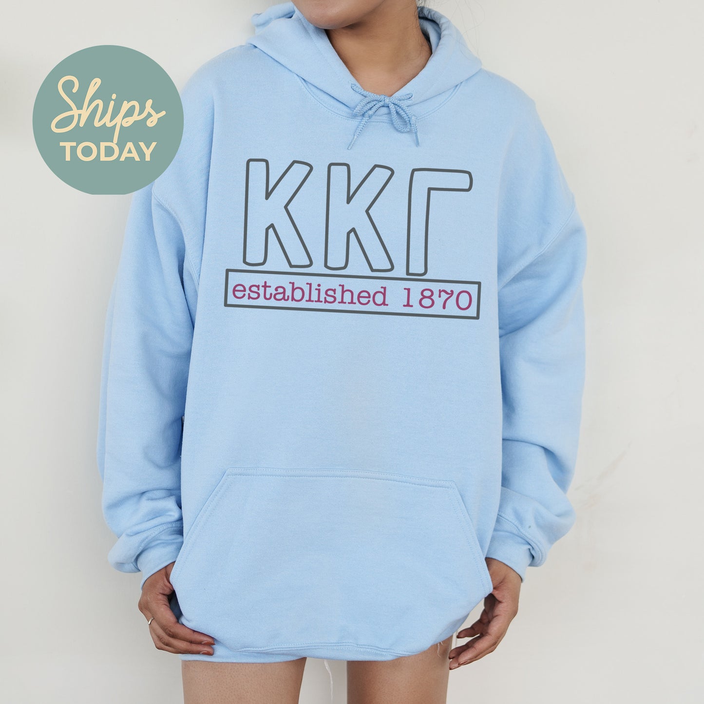 Kappa Kappa Gamma Simply Greek Sorority Hoodie _ 39353g