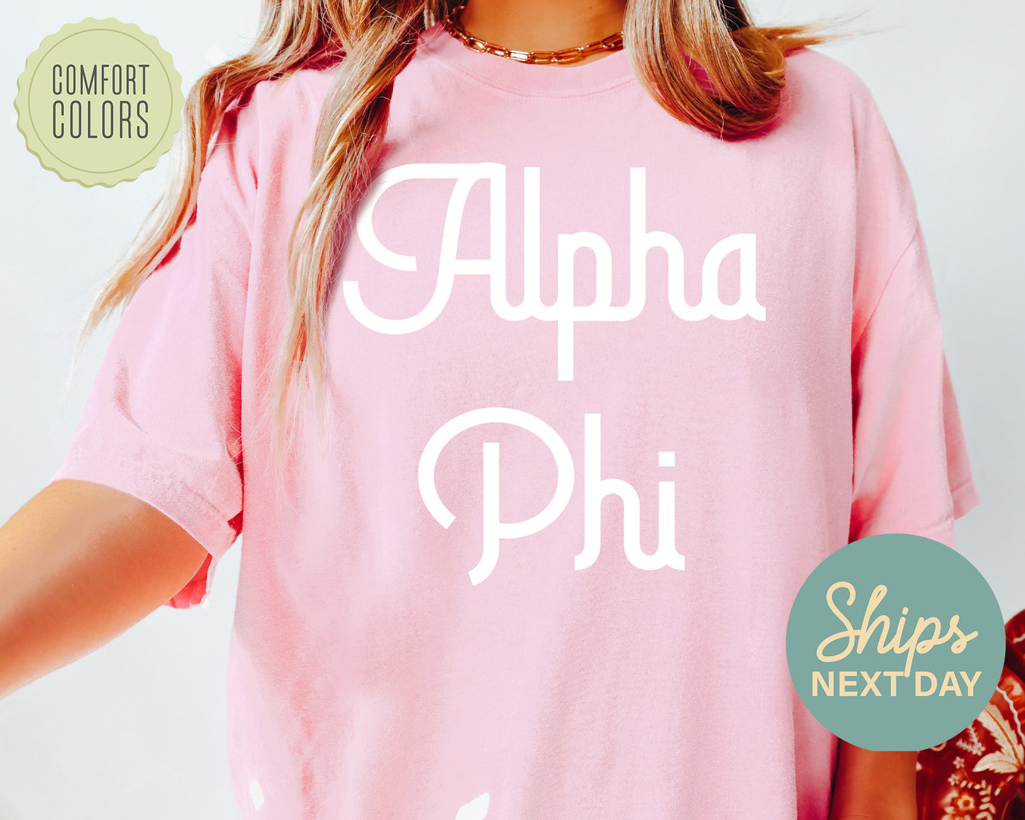 Alpha Phi All About That Pop Comfort Colors Sorority T-shirt _ 2686g