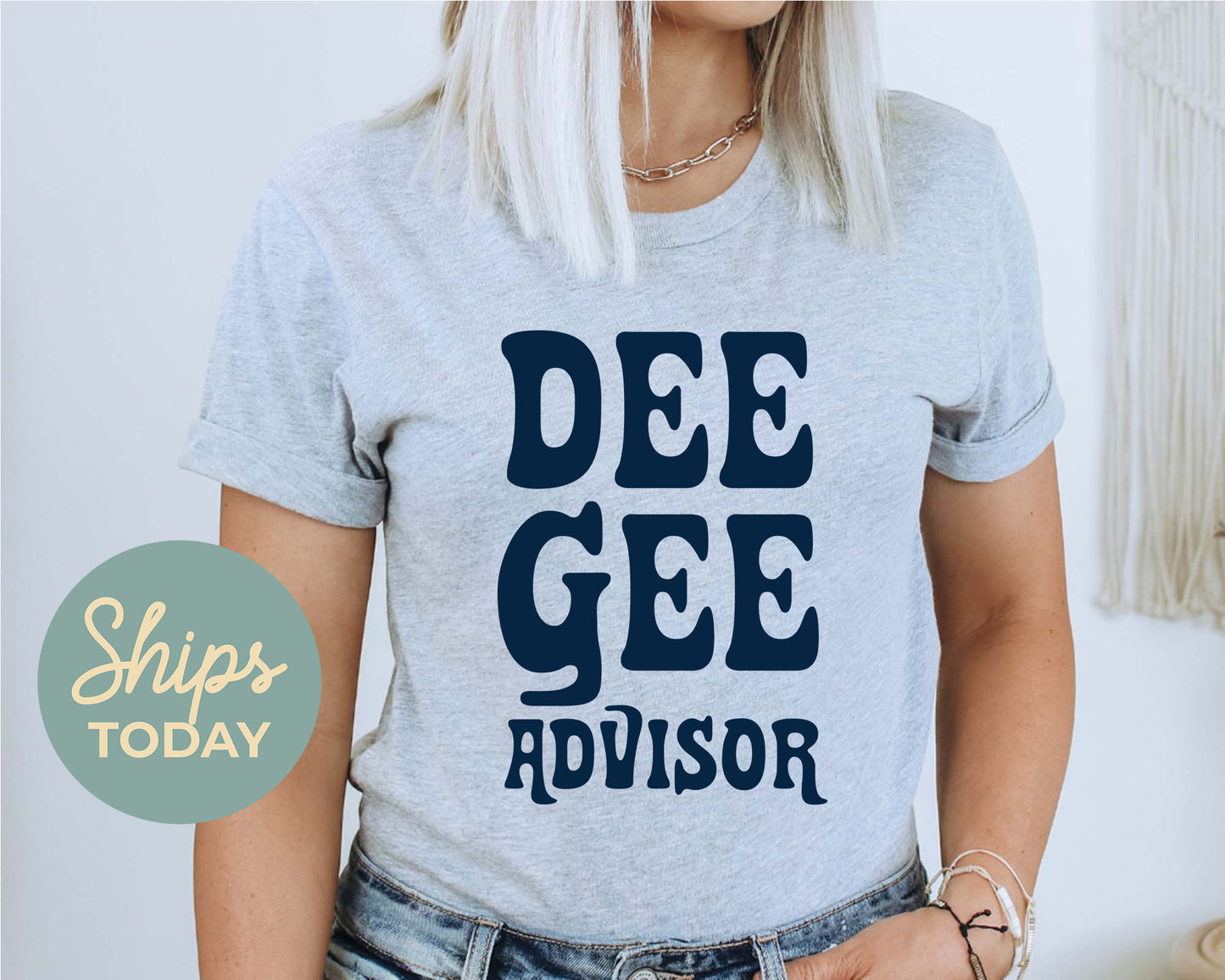 Delta Gamma Best Advisor Sorority T-shirt _ 3108g
