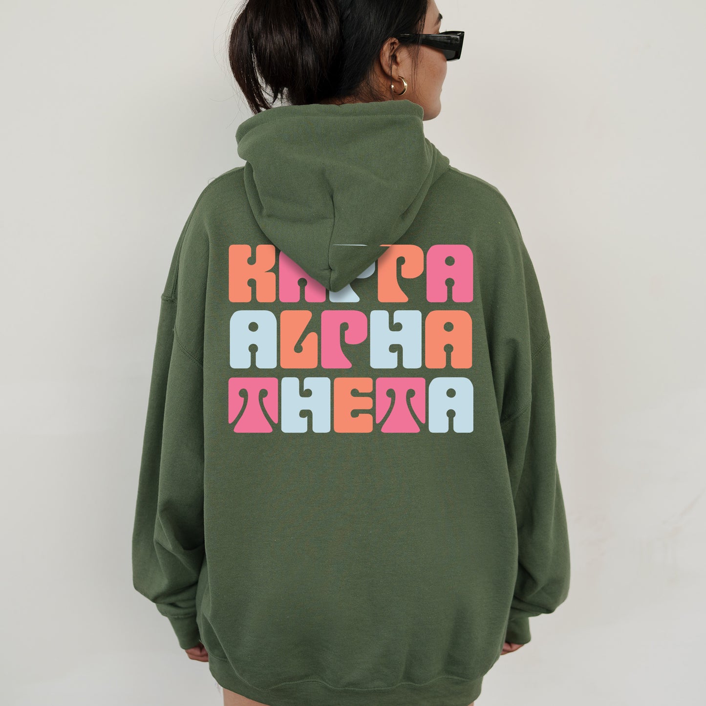 Kappa Alpha Theta Vibrant Verve Sorority Hoodie _ 32616g