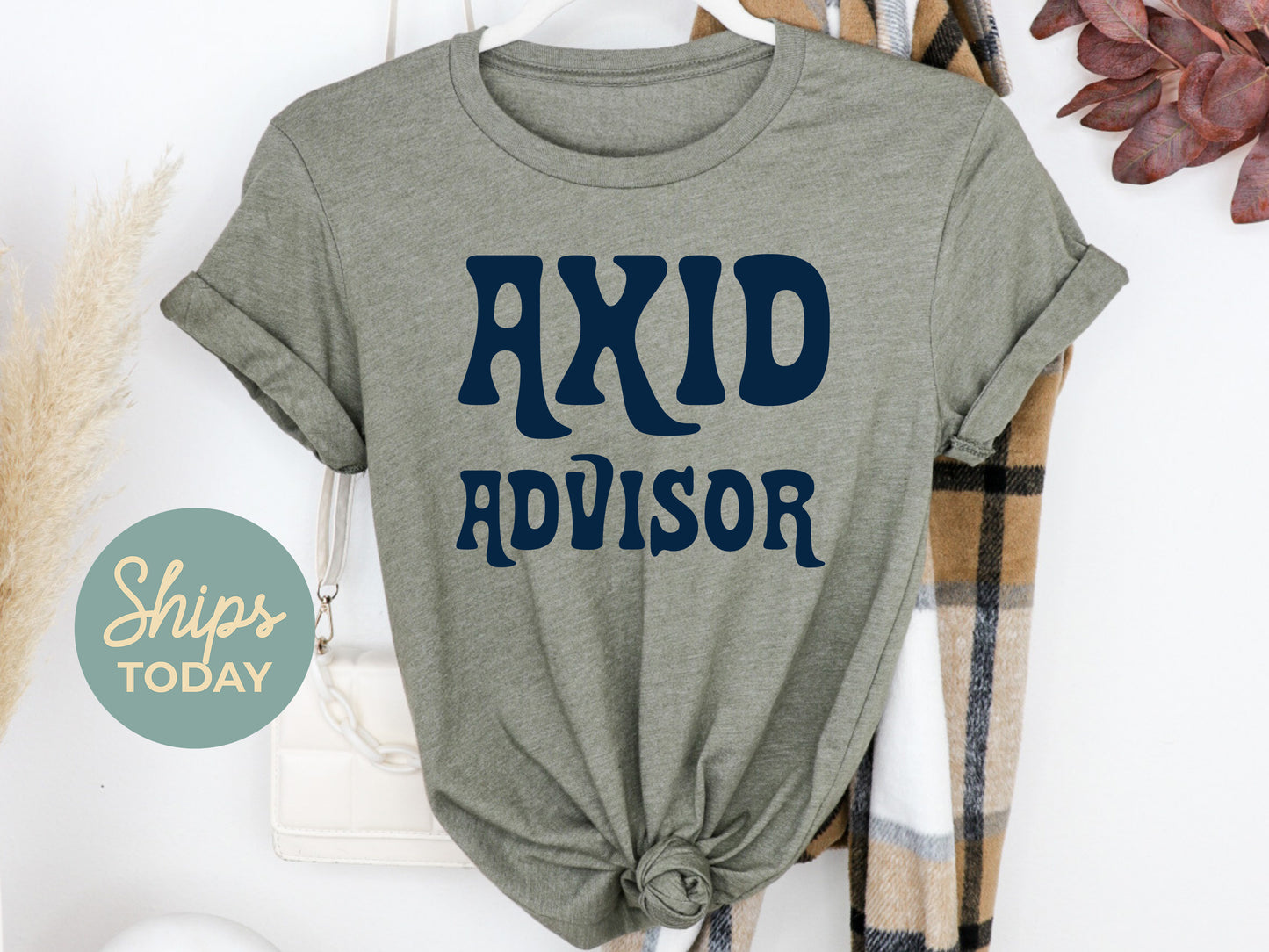 Alpha Xi Delta Best Advisor Sorority T-shirt _ 3105g