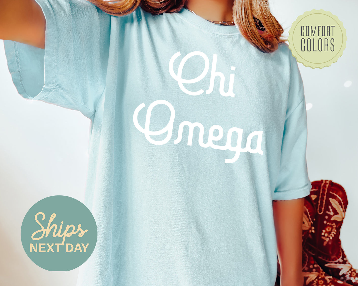 Chi Omega All About That Pop Comfort Colors Sorority T-shirt _ 2690g
