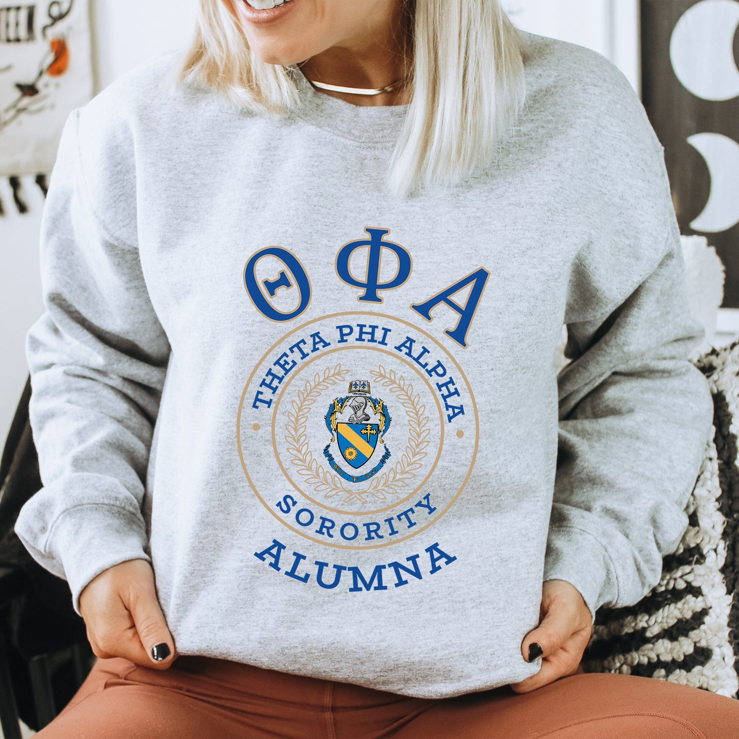 Theta Phi Alpha Alumna Vintage Sorority Sweatshirt _ 31033g