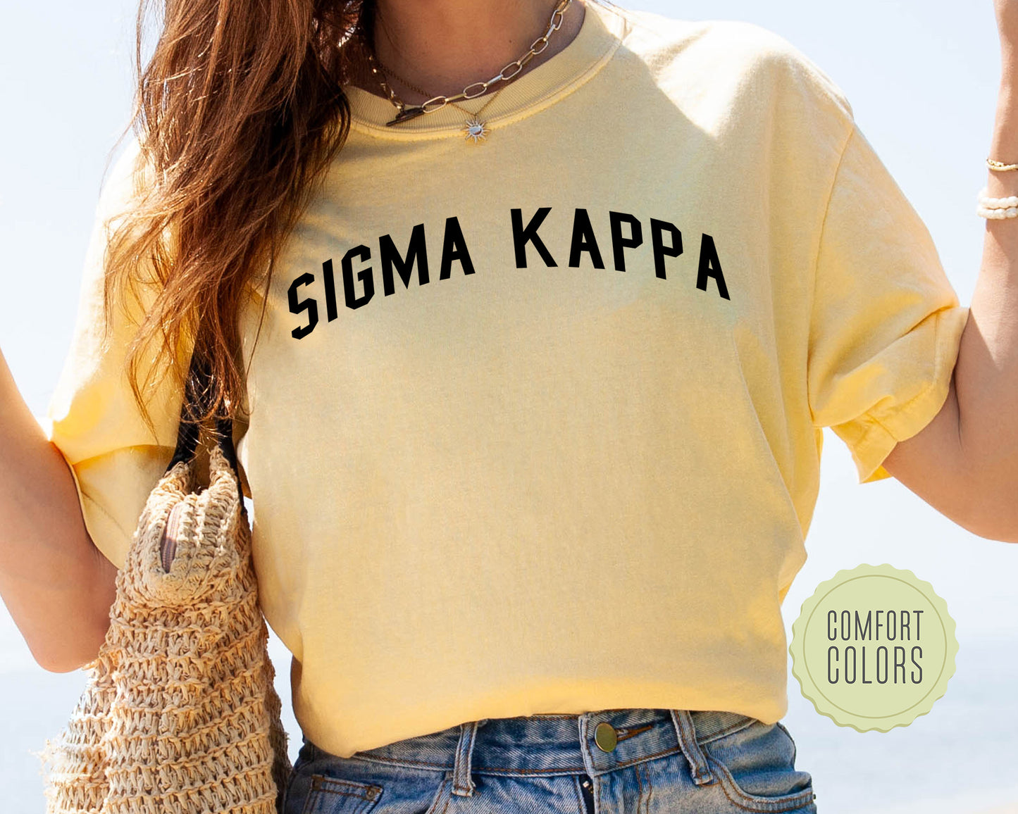 Sigma Kappa Just Bold Comfort Colors Sorority T-shirt _ 2391g