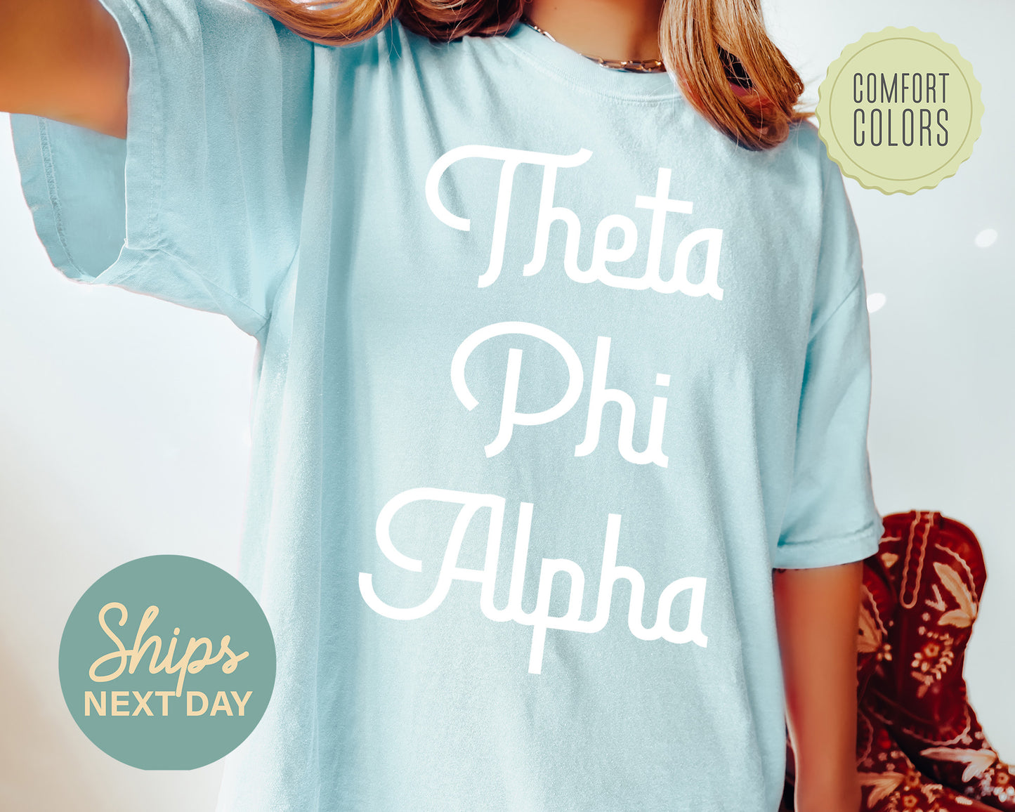 Theta Phi Alpha All About That Pop Comfort Colors Sorority T-shirt _ 2705g